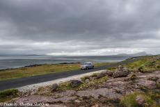 Ireland 2017 - Classic Car Road Trip Ireland: Driving the Wild Atlantic Way in our own classic Mini, the section along the coast of Achill Island and...