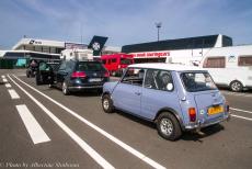 Ireland - Classic Car Road Trip&nbsp;from the Netherlands to Ireland: Our 1974 Mini Authi in the queue for the ferry, ready for boarding. Before we were...