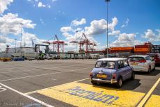 Ireland - A road trip through Ireland in a Classic Mini: Our Mini Authi and several other classic Minis were waiting in line at the ferry terminal in the...