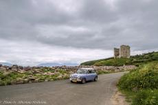 Ireland - A road trip through Ireland in a Classic Mini:&nbsp;Beneath dark, cloudy skies, we drove past the ruins of the 16th-century Min Aird Castle (also...