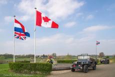 Operation Quick Anger Commemoration 2018 - Operation Quick Anger Commemoration and Memorial Tour 2018: A 1942 Ford GPW Jeep in front of the Memorial...