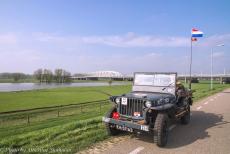Commemoration Operation Quick Anger 2018 - Westervoort, Operation Quick Anger&nbsp;Commemoration and Memorial Tour 2018:&nbsp;Our WWII Ford Jeep during the memorial tour, with&nbsp;the...