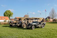 Commemoration Operation Quick Anger 2019 - Operation Quick Anger Commemoration 2019: WWII military vehicles gathered at Vredenburg House in the Dutch village of Westervoort for the...