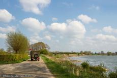 Commemoration Operation Cannonshot 2019 - Commemoration Operation Cannonshot 2019: A WWII Jeep driving along the river IJssel during the Operation Cannonshot Memorial Tour 2019. In the...