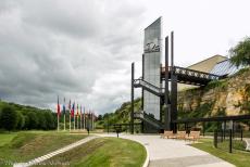 75th anniversary of D-Day - Classic Car Road Trip Normandy, 75 years after D-Day: The Memorial de Caen was built over a German bunker complex. In 1944, the bunker...