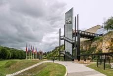 Normandy, 75 years after D-Day - Memorial tour in a Ford GPW Jeep through Normandy: The M&eacute;morial de Caen was built over&nbsp;a huge German bunker complex.&nbsp;In 1944, the...
