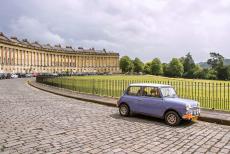 Engeland, IMM in Bristol - We bezochten de stad Bath op weg naar het IMM in Easter Compton. In onze Classic Mini uit 1974 reden we zelfs over de wereldberoemde Royal...