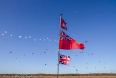 75 years after the Battle of Arnhem - Battle of Arnhem Commemorations 2019: A mass parachute drop over Ginkel Heath in the Netherlands, 75 years after the Battle of Arnhem. The Battle...