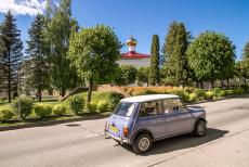 Lithuania - A Classic Car Road Trip in a 1974 Classic Mini: The next day, we decided to follow the valley of the River Daugava from Daugavpils...