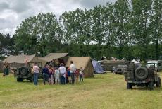 80th anniversary of D-Day - Normandy 2024, 80 years after D-Day: Schoolchildren of Lantheuil paid a visit to our camping site, the children were very interested...