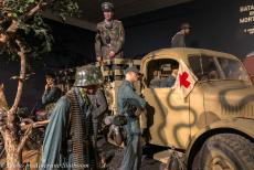 Normandië, 80 jaar na D-Day - Herdenkingsrit langs de invasiestranden in Normandië: Een van de diorama's in het Normandy Victory Museum. Dit museum staat ook bekend... Normandië, 80 jaar na D-Day - Herdenkingsrit langs de invasiestranden in Normandië: Een van de diorama's in het Normandy Victory Museum. Dit museum staat ook bekend...
