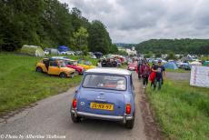 IMM Geiselwind - Classic Car Road Trip, IMM 2024 in Geiselwind, Duitsland: Onze Mini Authi op de IMM camping. De camping lag in de glooiende...