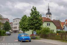 IMM Geiselwind - Classic Car Road Trip naar het IMM 2024 in Geiselwind, Duitsland: Een Mini Van 1000 uit 1981 in Geiselwind. De Mini Van werd in 1960...