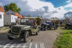 Commemoration Operation Quick Anger 2022 - Westervoort, Commemoration Operation Quick Anger 2022: A 1942 Ford GPW Jeep painted in camouflage pattern, called the Mickey Mouse...