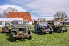 Commemoration Operation Quick Anger 2022 - Commemoration Operation Quick Anger&nbsp;2022: Standing on the grounds of Huize Vredenburg, from left to right, are a 1942 Willys MB Jeep, a 1942...