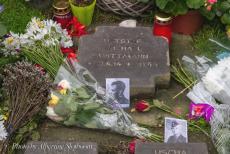 Normandy 2014 - Classic Car Road Trip Normandy: Flowers on the grave of Michael Wittmann. Michael Wittmann was a German Waffen-SS officer, he was one of the...