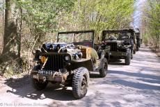 Commemoration Operation Quick Anger 2025 - Commemoration Operation Quick Anger 2025: A WWII Ford GPW&nbsp;British Airborne Jeep, for instance recognisable by the cut-down front bumper and...
