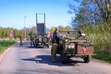 Commemoration Operation Quick Anger 2025 - Commemoration Operation Quick Anger 2025: During the memorial tour, the convoy of more than fifty WWII military vehicles stopped in front of an...