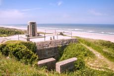 Normandy, 65 years after D-Day - The 65th anniversary of D-Day, Normandy 2009: The memorial of the&nbsp;U.S. 5th Engineer Special Brigade at Omaha Beach in Colleville-sur-Mer,...