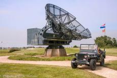 Normandy, 65 years after D-Day - Classic Car Road Trip Normandy 2009: Our own Ford GPW Jeep&nbsp;next to the 'W&uuml;rzburg-Riese' on the grounds of&nbsp;the&nbsp;Radar...
