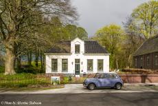 Stuyvesant Tour - Stuyvesant Tour 2017: Our own Mini Authi in front of the former rectory in Wilhelminaoord, a village in the former Colonies of...