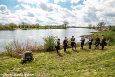 Operation Cannonshot Memorial Tour 2018 - Operation Cannonshot Memorial Tour: The IJssel Crossing Memorial on the bank of the River IJssel, the memorial remembers the 48th...