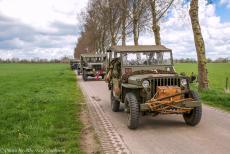 Herdenking Operatie Cannonshot 2018 - Herdenking Operatie Cannonshot: Aan de herdenkingsrit deden ongeveer zesendertig originele voertuigen uit de Tweede Wereldoorlog mee, waaronder...