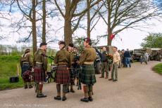 Herdenking Operatie Cannonshot 2018 - Herdenking Operatie Cannonshot 2018: De&nbsp;Highland Regiment Pipes and Drums&nbsp;trad op tijdens de herdenkingsplechtigheid bij De...